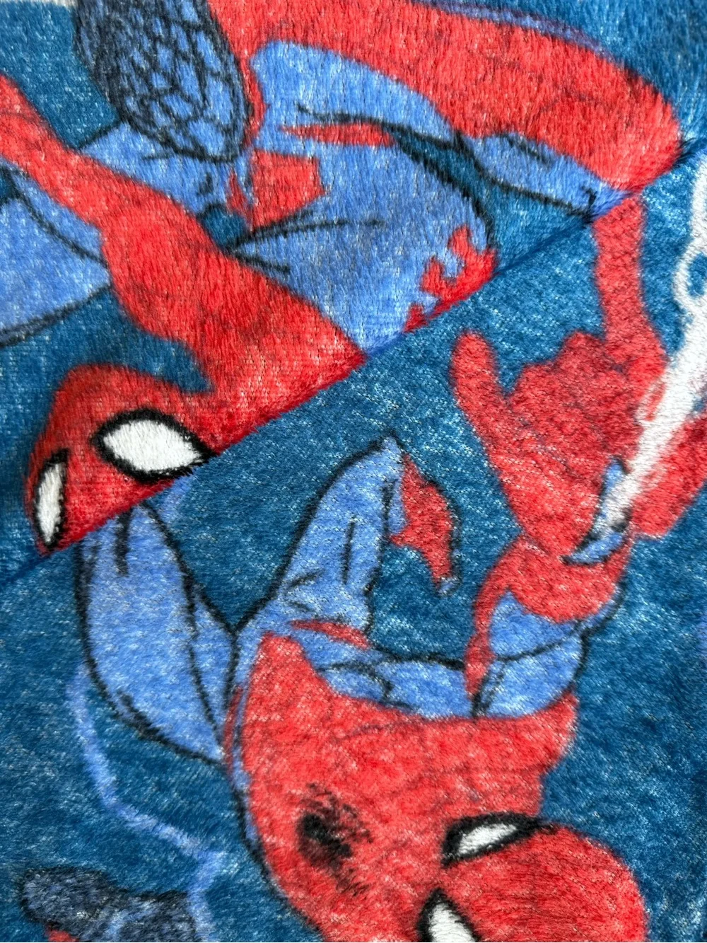 Northwest Red & Blue Spider-Man Plush Throw